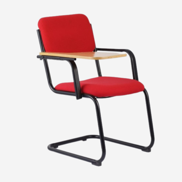 Office Arm Chair  (Red, Knock Down)